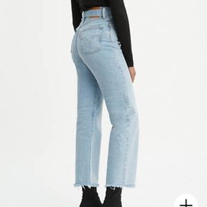 Levi's Ribcage Straight Ankle Jeans (W28 L27)